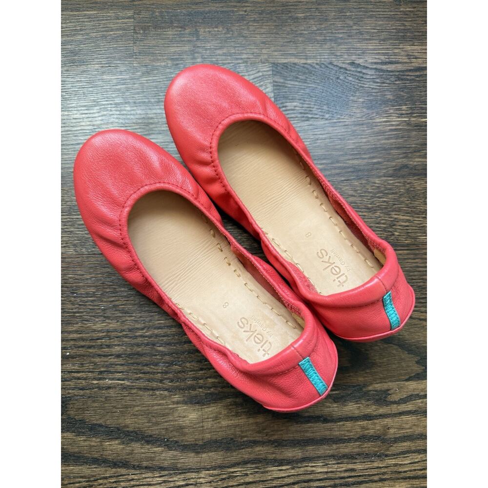 Tieks Leather Flats Poppy 8